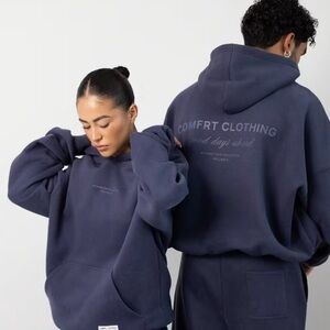 NWT Comfrt Midnight Navy Affirmation Hoodie